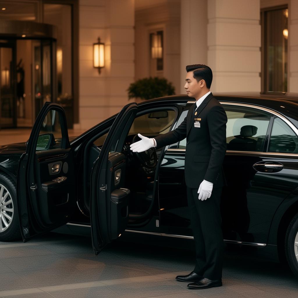 รถพร้อมคนขับ (Chauffeur) - คนขับสูทสากล มืออาชีพ ระดับโรงแรม 5 ดาว
