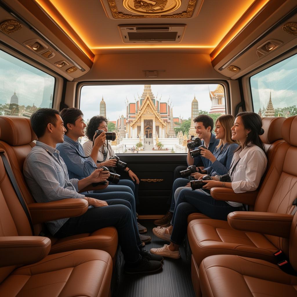 รถตู้นำเที่ยว - ครบทั้งรถ-คนขับ-ไกด์ พร้อมเที่ยวทันที